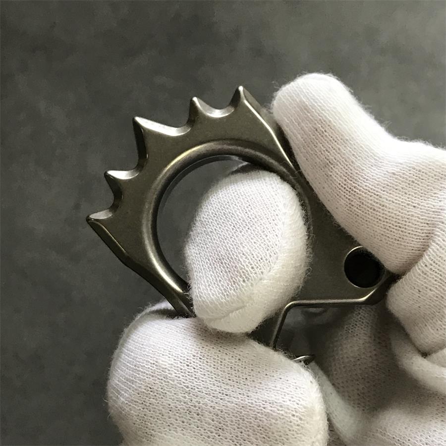 Mini Hedgehog Titanium Alloy Knuckle Duster Bottle Opener