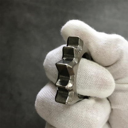 Mini Hedgehog Titanium Alloy Knuckle Duster Bottle Opener