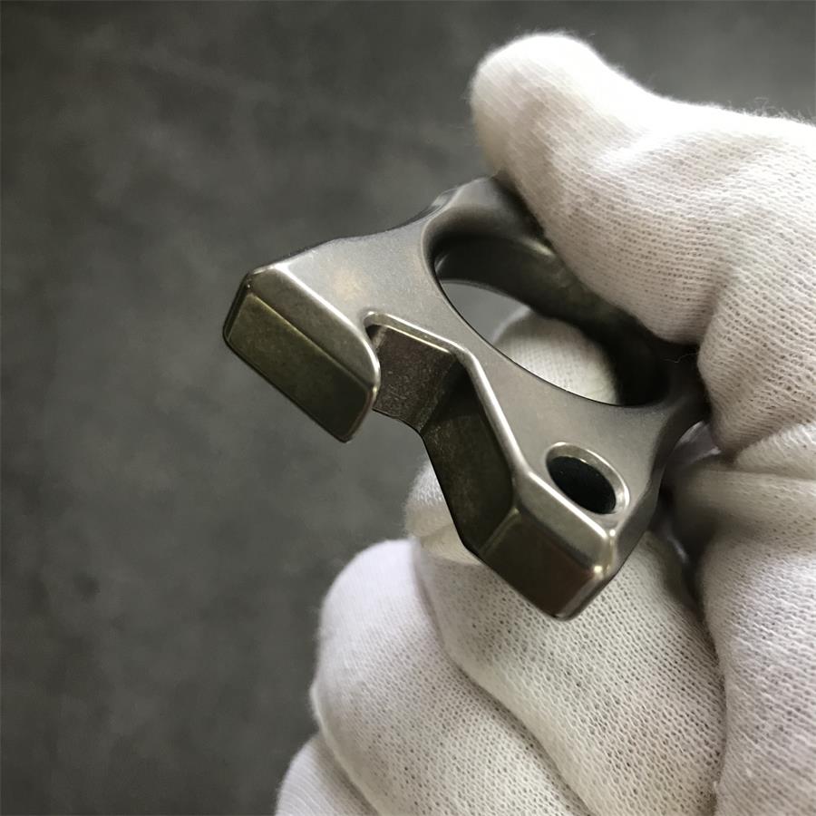 Mini Hedgehog Titanium Alloy Knuckle Duster Bottle Opener