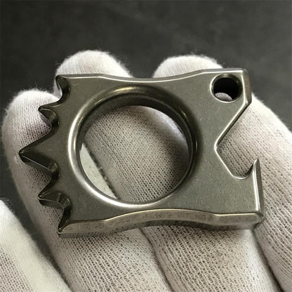 Mini Hedgehog Titanium Alloy Knuckle Duster Bottle Opener