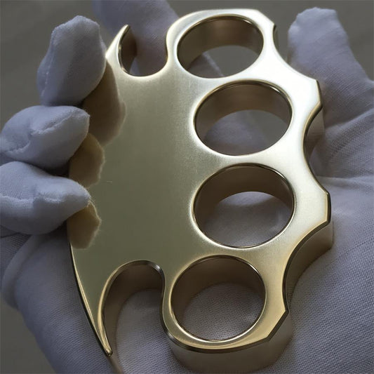High Gloss Polishing Brass Knuckle Duster Self-defense Protective Gear