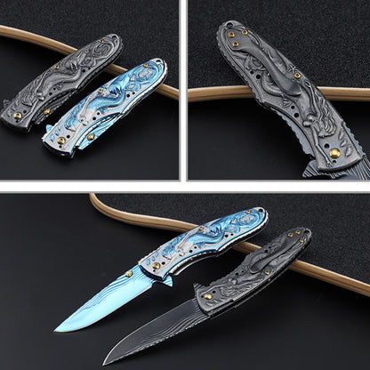 Beautiful Mermaid Folding Knife Self-defense Tactics Pocket Knives