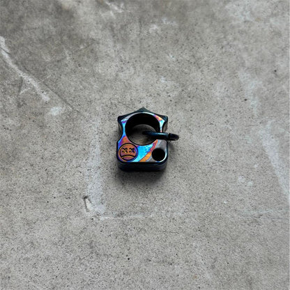 Mini Titanium Knuckle Duster Pendant Decorations