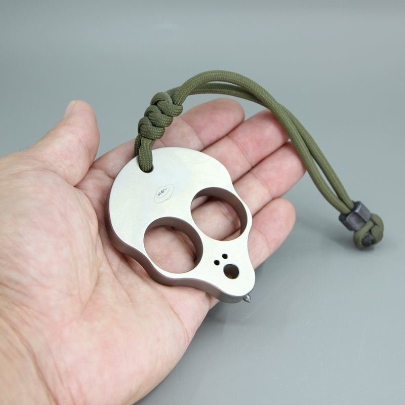 Mini Alien Knuckle Duster Titanium EDC Self Defense Tool