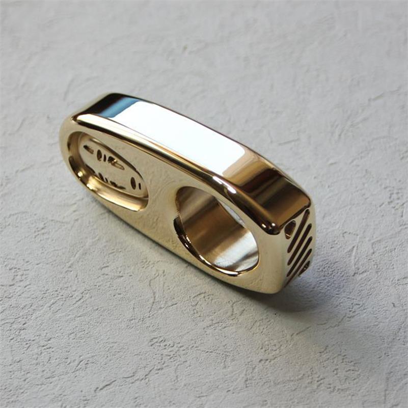 Solid Brass Knuckle Duster Portable Self Defense EDC Decoration