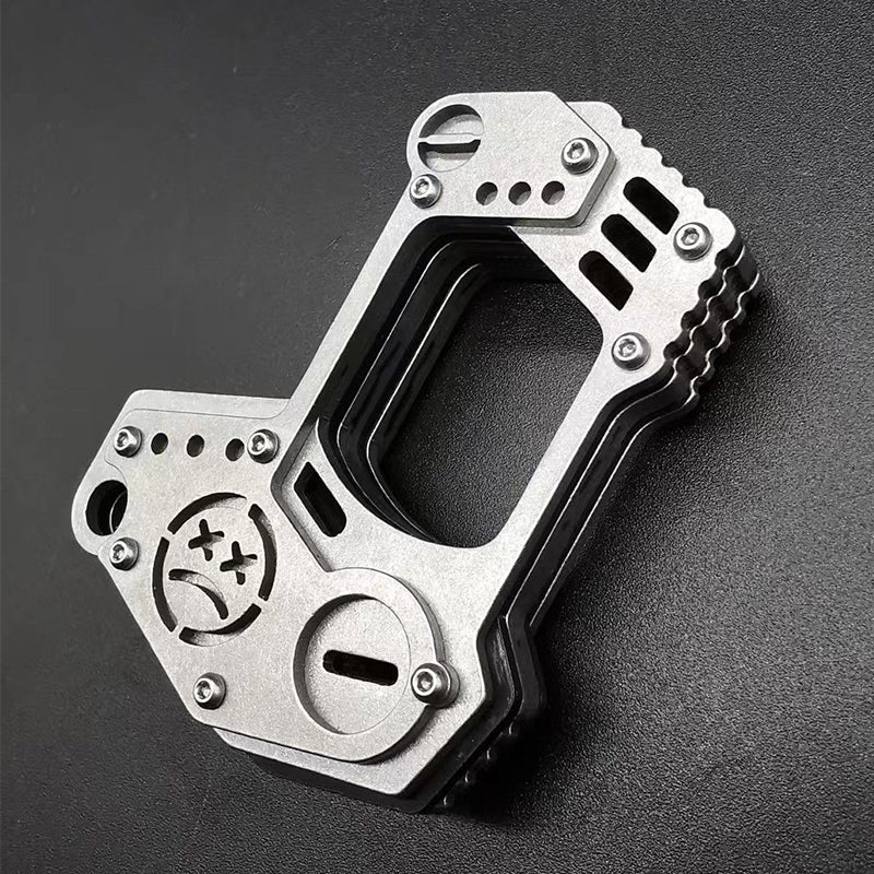 Laminated Steel Knuckle Duster Window Breaker Protective Gear