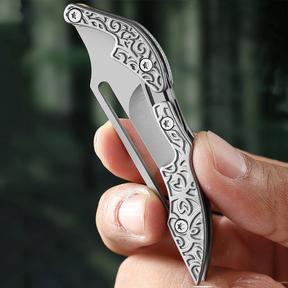 Mini Mechanical Knife Outdoor Folding Knives