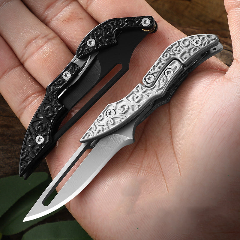 Mini Mechanical Knife Outdoor Folding Knives