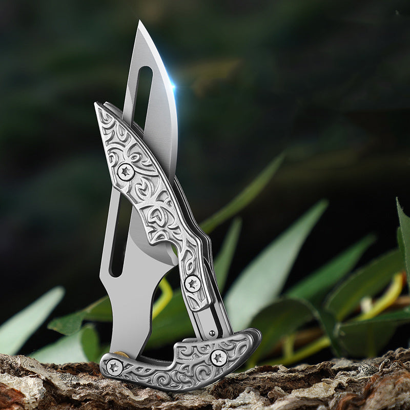 Mini Mechanical Knife Outdoor Folding Knives