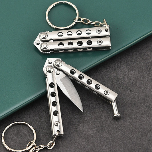 Keychain Training Knife Portable Folding Practice Knives