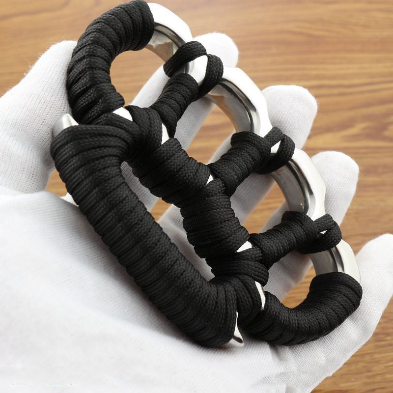 With rope mirror steel knuckle dusters 7