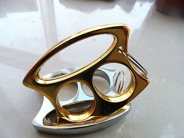 Multifunctional Monkey face brass knuckle duster 