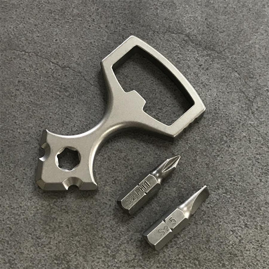 Multi-functional Titanium Bottle Opener Maintenance EDC Tools