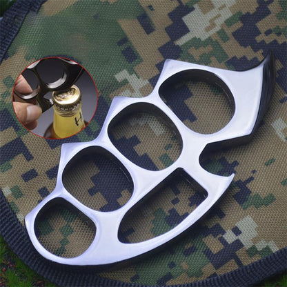 Brass Knuckle Duster Self-defense Bottle Opener Tool