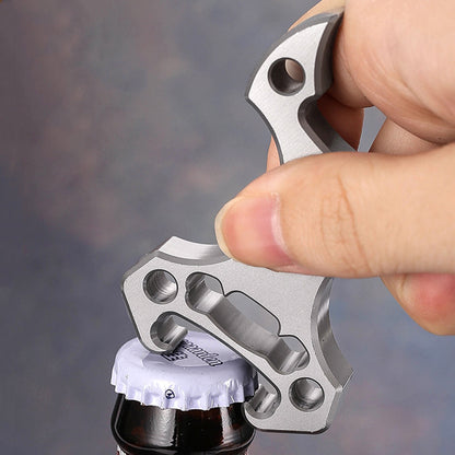 Multi-function Knuckle Duster Bottle Opener Self-defense Tool