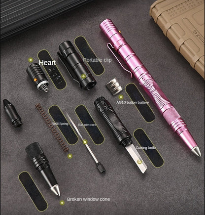 Multifunctional Tactical Pen Window Breaking Defense EDC Tool