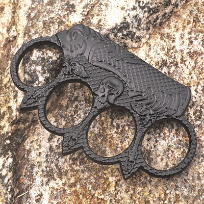 black Neptune brass knuckle duster 6