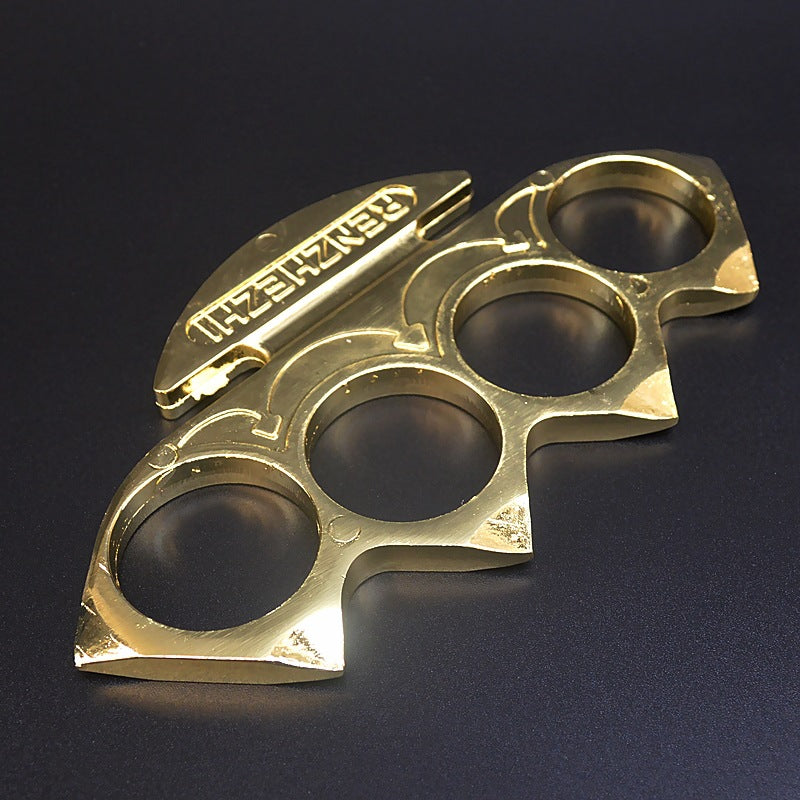 Big finger hole Ninja brass knuckle duster