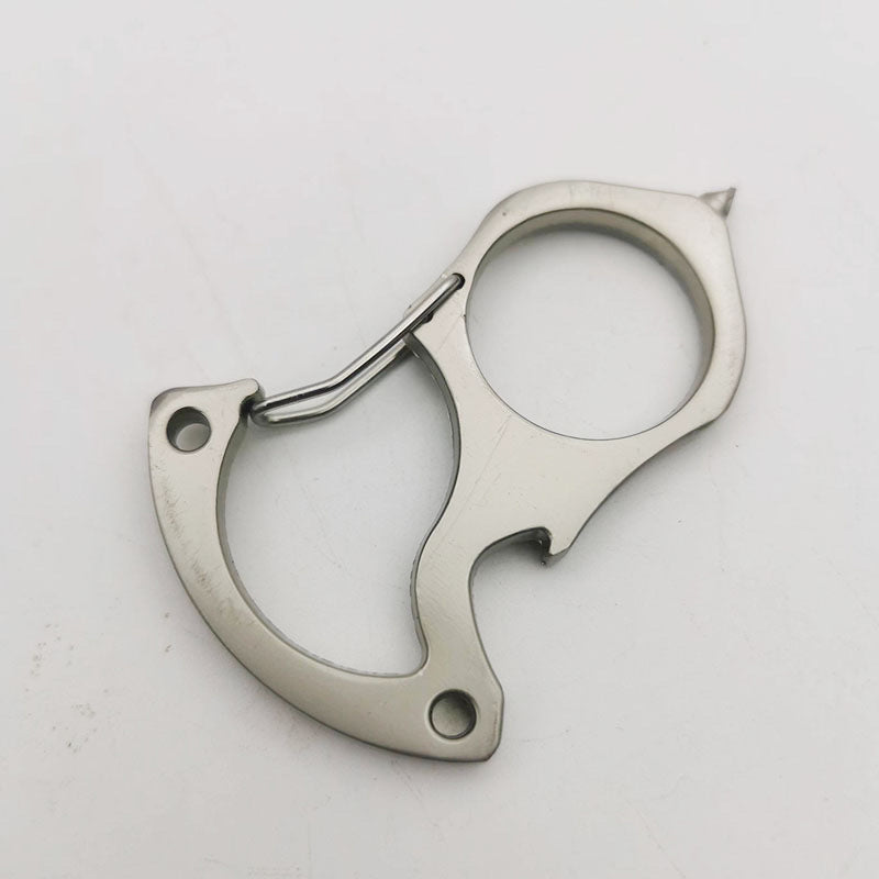 silver One finger buckle knuckle