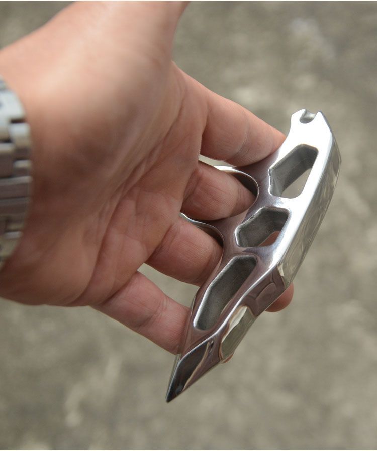 Mirror one finger solid steel Knuckle