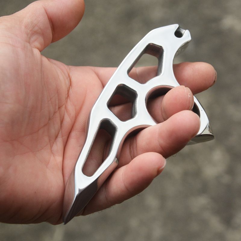 Mirror one finger solid steel Knuckle 6