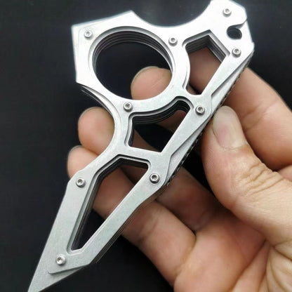 Solid One finger steel knuckle 2