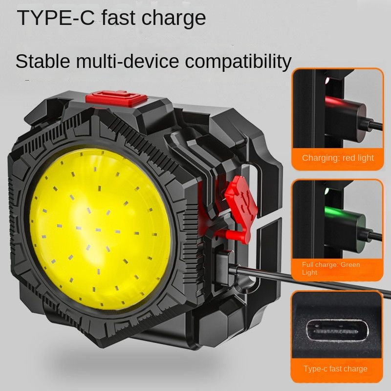 Lampe de poche multifonctionnelle d'extérieur à haute luminosité, éclairage portable