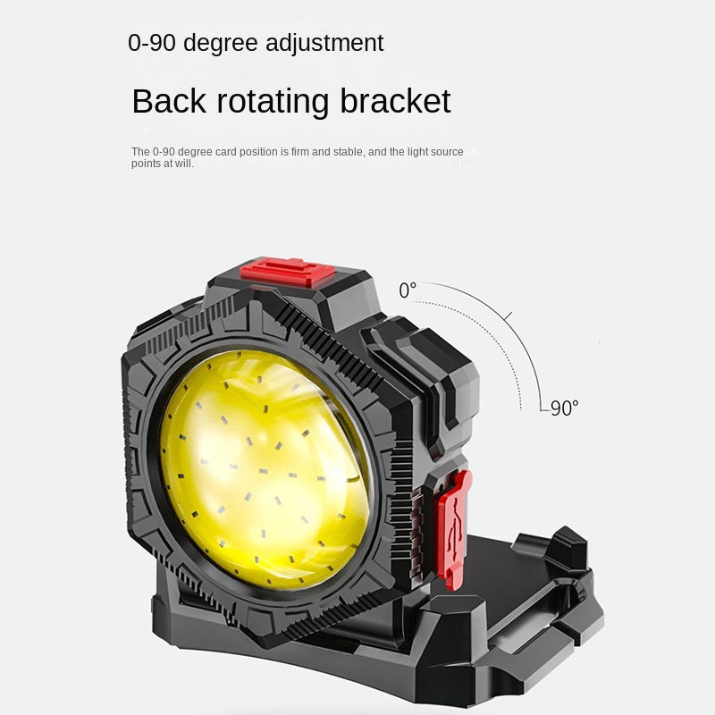 Lampe de poche multifonctionnelle d'extérieur à haute luminosité, éclairage portable