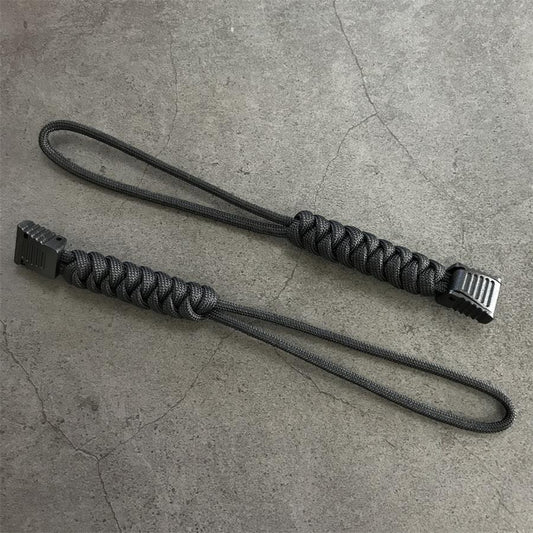 Woven Umbrella Rope Knuckle Carry Lanyard Decoration