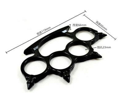 Black Pointed head knuckle duster