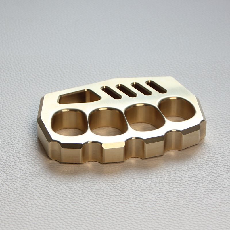 Solid Strong Brass Knuckle Duster Self Defense EDC Tool