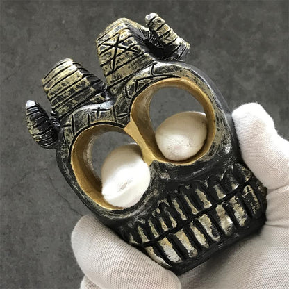 Ram Horn Skull Knuckle Duster Decorations