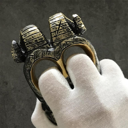 Fashion Ram horn skull knuckle duster 10