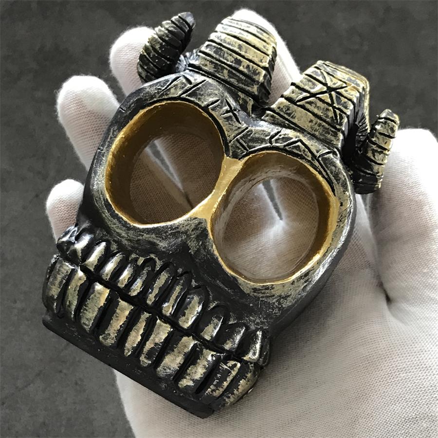 Fashion Ram horn skull knuckle duster 11