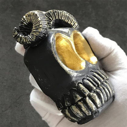 Fashion Ram horn skull knuckle duster 13