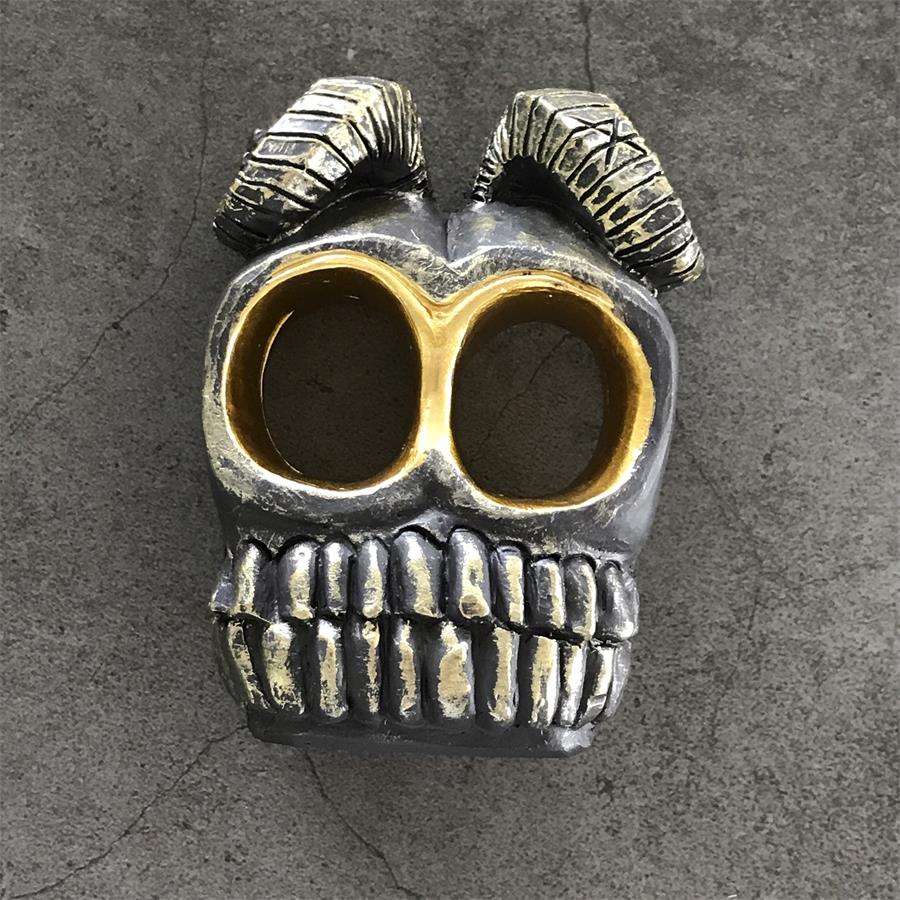 Ram Horn Skull Knuckle Duster Decorations