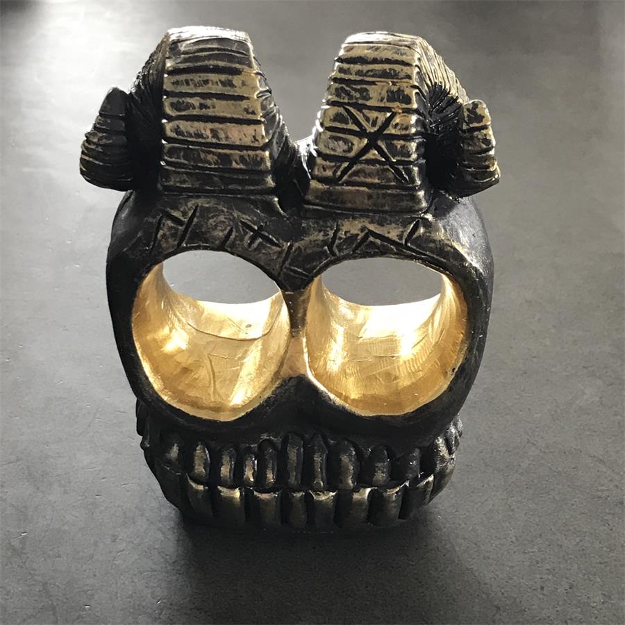 Fashion Ram horn skull knuckle duster 3
