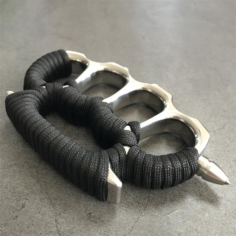 Solid Steel Knuckle Duster with Detachable Window Breaker