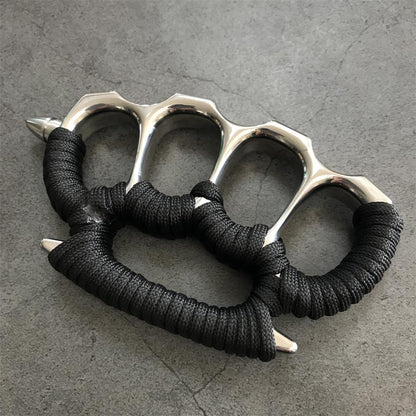 Solid Steel Knuckle Duster with Detachable Window Breaker