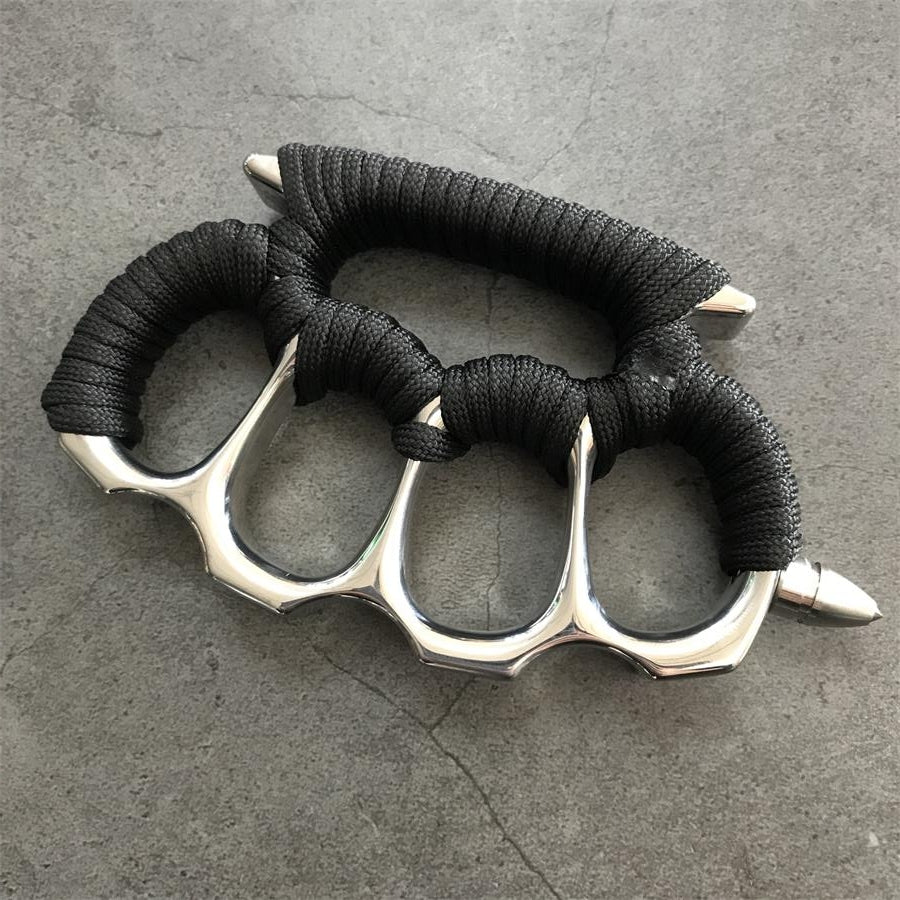 Solid Steel Knuckle Duster with Detachable Window Breaker