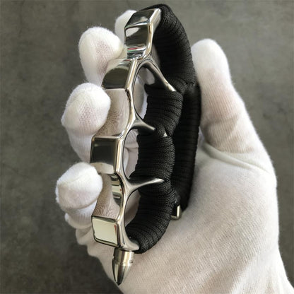Solid Steel Knuckle Duster with Detachable Window Breaker
