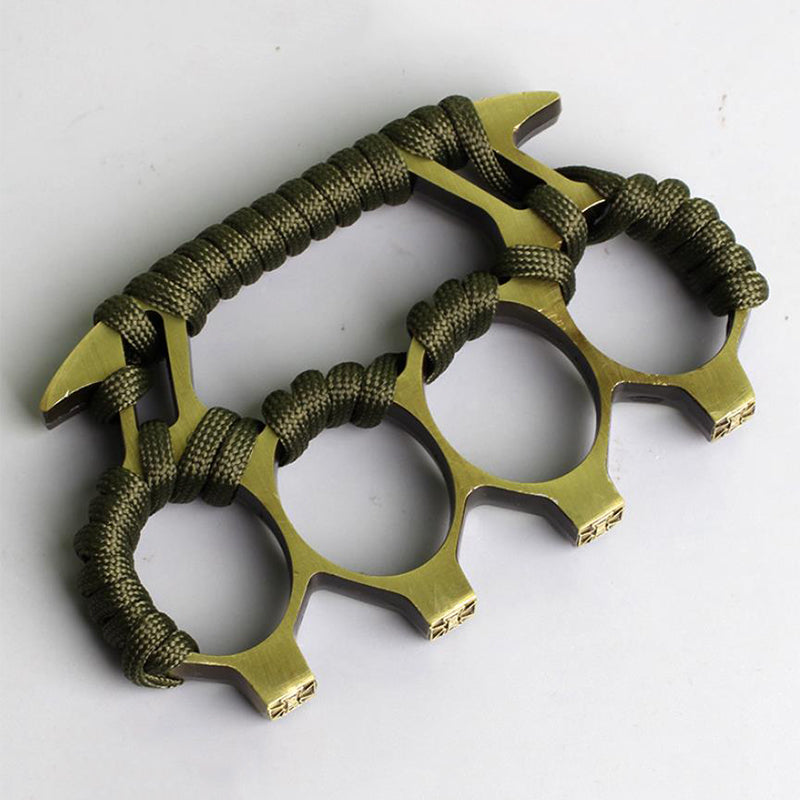 Umbrella rope brass knuckle duster 6