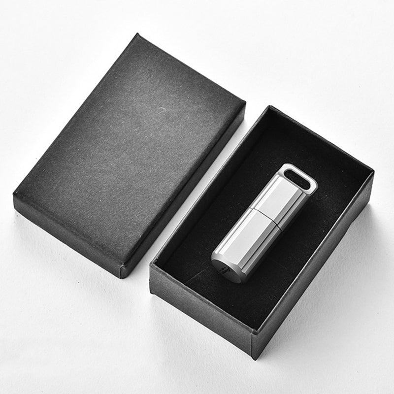 Titanium Alloy Waterproof Capsule Pill Storage Lighter