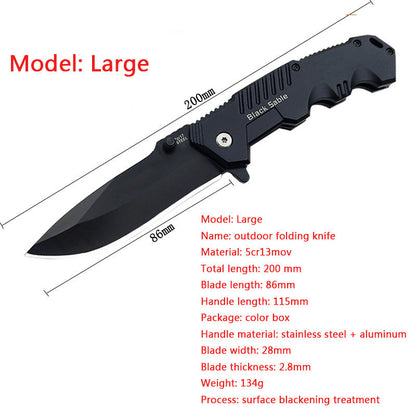 Self defense pocket knife front