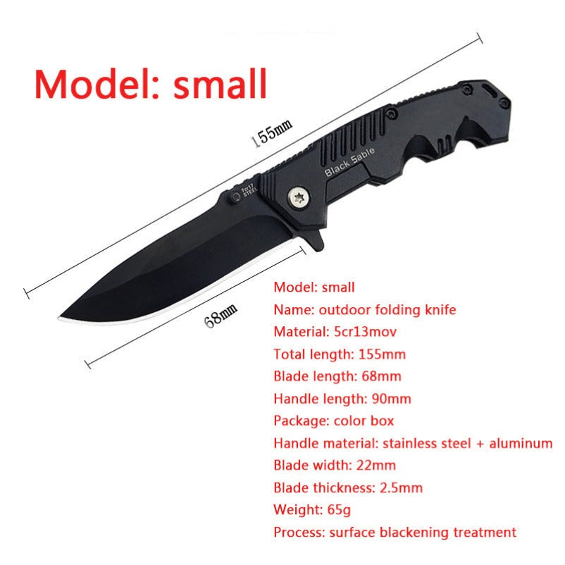 Self defense pocket knife side