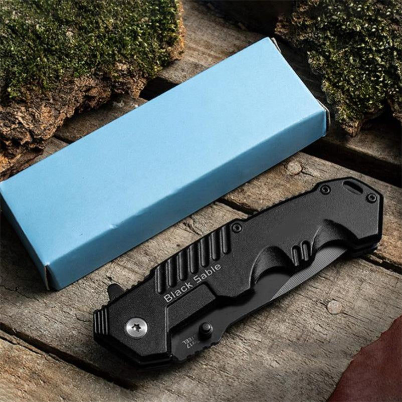 Self defense pocket knife with box
