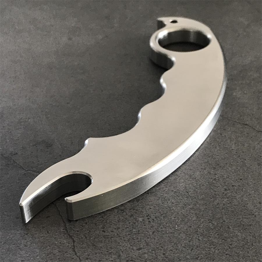 Solid Steel Bottle Opener Multi-Function Self-Defense Training EDC Tool