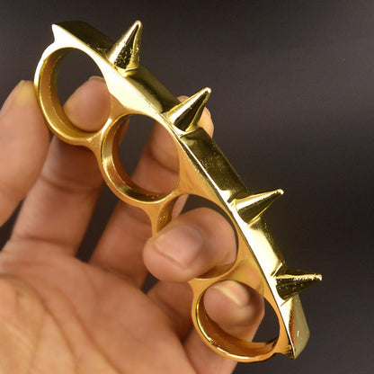 gold Sharp brass knuckle dusters