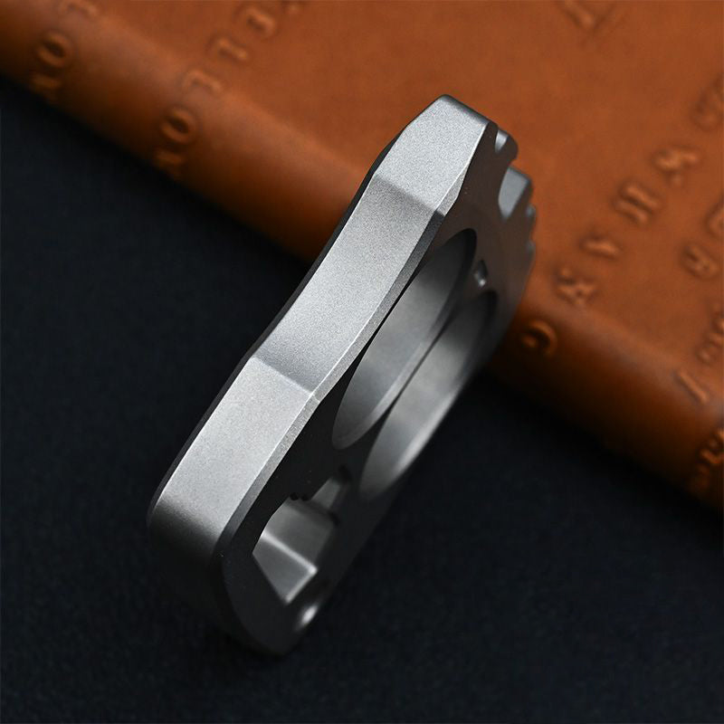 Smiley Face Titanium Knuckle Duster Multi-Function Bottle Opener