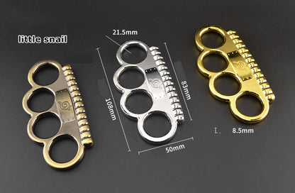 Mini Snail brass knuckle dusters 8